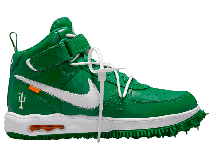 Nike Air Force 1 Mid Off-White Pine Green and Date | Retriever