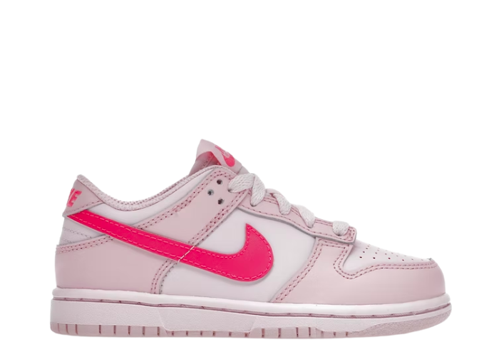 Nike Dunk Low Triple Pink (PS) - DH9756-600 Raffles and Release Date