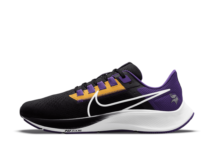 Nike Air Zoom Pegasus 38 (NFL Minnesota Vikings) Running Shoes in Black  Raffles and Release Date