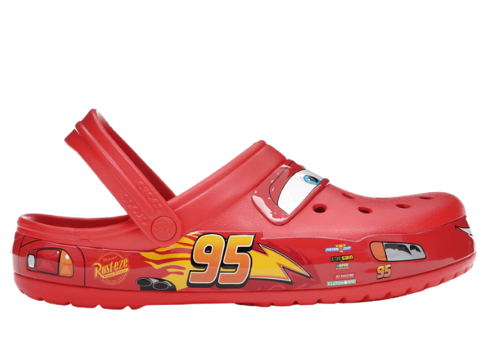 The “Mater” and “Lightning McQueen” Crocs Classic Clogs have been