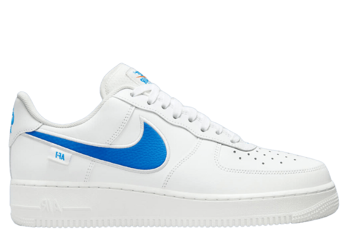 Asesorar Arábica America Nike Air Force 1 Low Oversized Swoosh Summit White Photo Blue Raffles and  Release Date | Sole Retriever