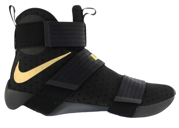 Nike LeBron Zoom Soldier 10 Black Gold (Nike iD)