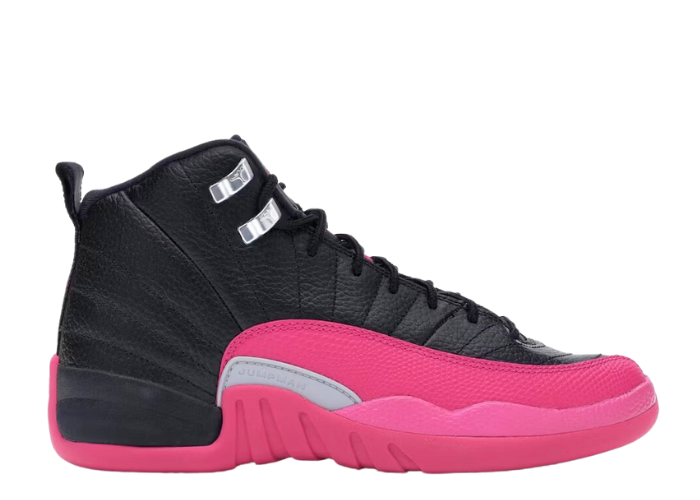 Air Jordan 12 Retro Black Deadly Pink (GS)