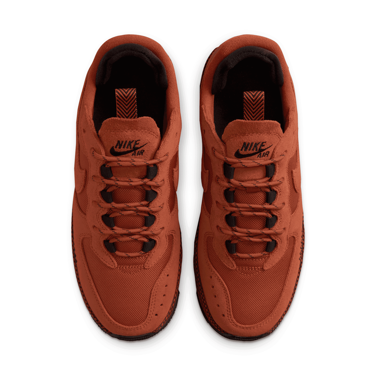 Nike Air Force 1 Wild Unisex Sneakers in Rust Orange
