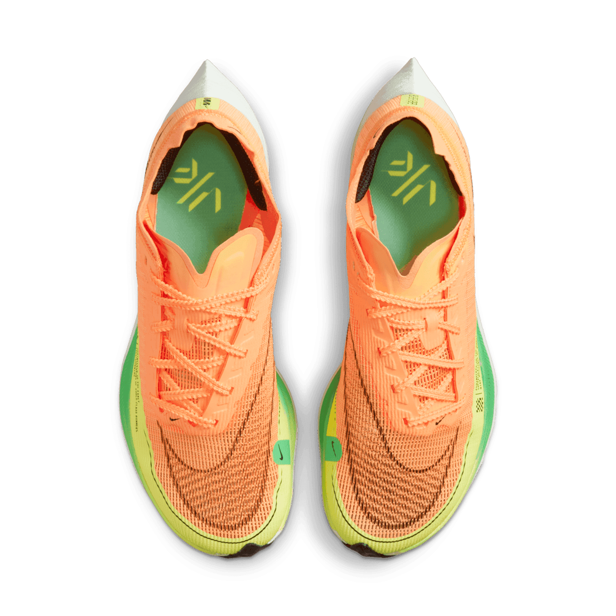 Nike ZoomX Vaporfly Next% 2 Peach Cream Green Shock (W) - CU4123