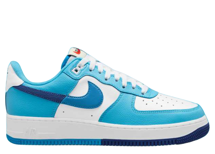 Nike Air Force 1 Low Split Light Photo Blue Deep Royal Blue Raffles and  Release Date