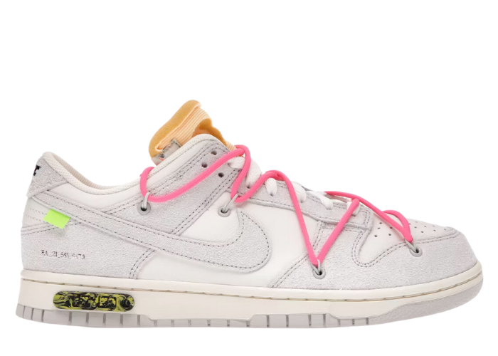 Nike Dunk Low Off-White Lot 50 Raffles and Release Date