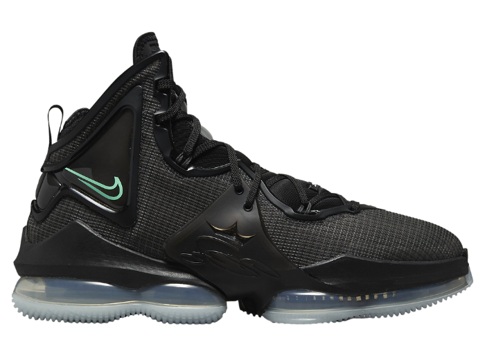 Nike Lebron 19 Black Anthracite Green Glow