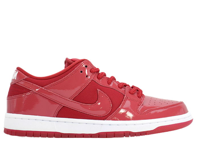 Nike SB Dunk Low Red Patent Leather