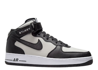 Nike Air Force 1 Mid Stussy Grey Black