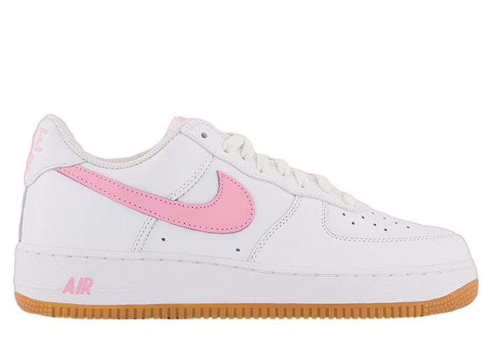 Nike Air 1 Low Anniversary Edition White Pink Gum and Release | Sole Retriever