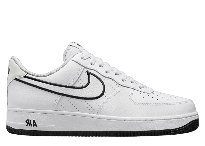 Nike Air Force 1 '07 Low Embroidered Swoosh White Black