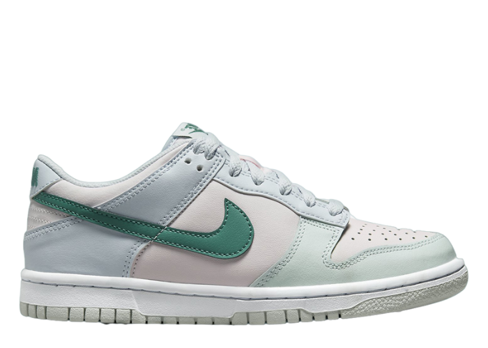 Nike Dunk Low Football Grey Mineral Teal Pearl Pink (GS)