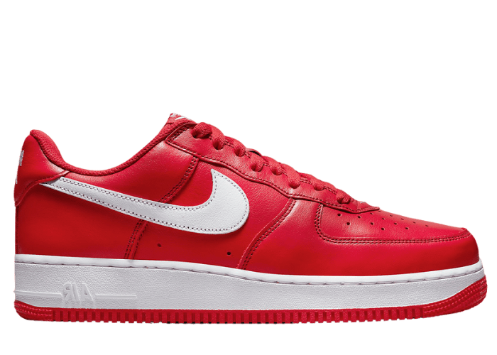 Nike Air Force 1 Low Red White Color of the Month 