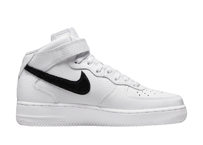 Nike Air Force 1 Mid Reptile White Black (W)