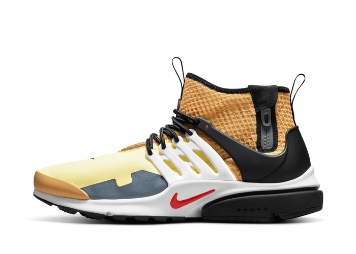 Nike Air Presto Mid Utility Shoes in Yellow