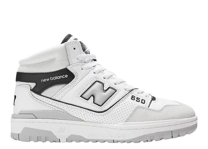 New Balance 650 White Black Angora