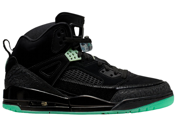 Air Jordan Spizike Black Green Glow