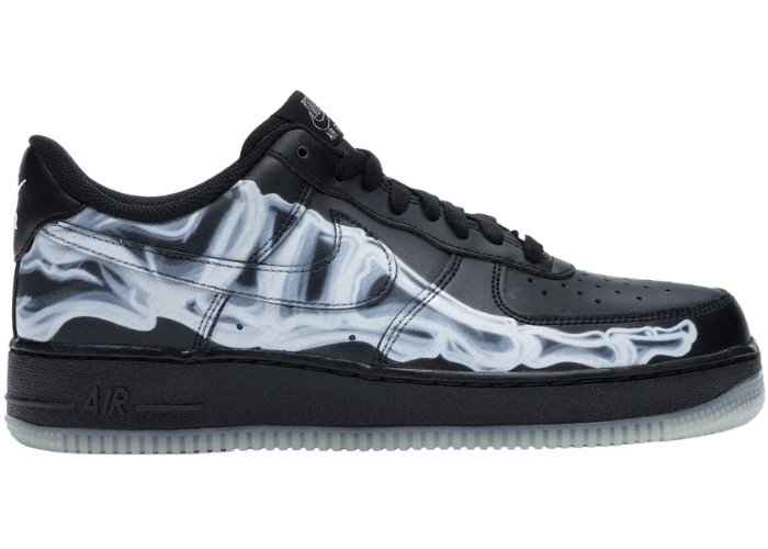 Nike Air Force 1 Low Black Skeleton Halloween (2019)