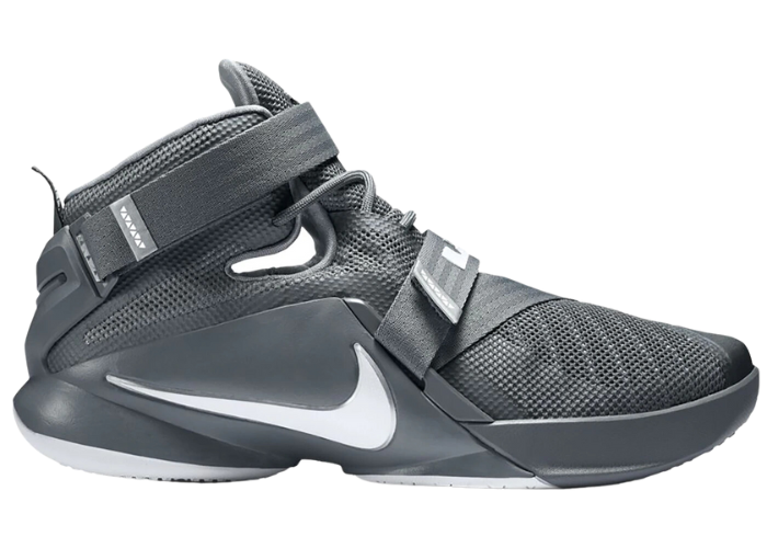 Nike LeBron Soldier 9 Cool Grey White