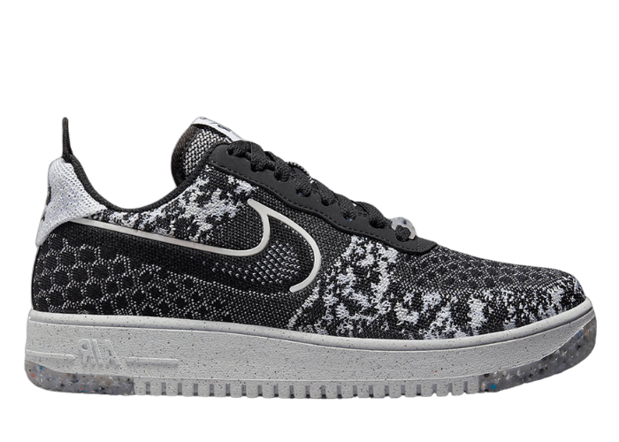 Nike Air Force 1 Crater Flyknit NN Black Pure Platinum