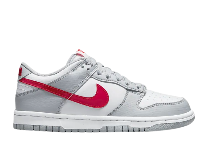 Nike Dunk Low White Grey Red (GS)