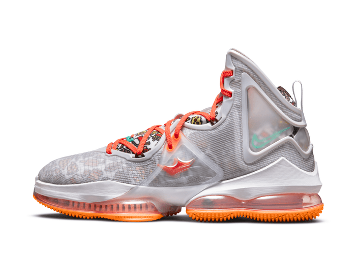 Nike LeBron 19 Basketball Shoes in Grey