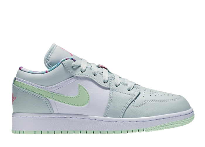Jordan 1 Low Barely Grey Frosted Spruce (GS)