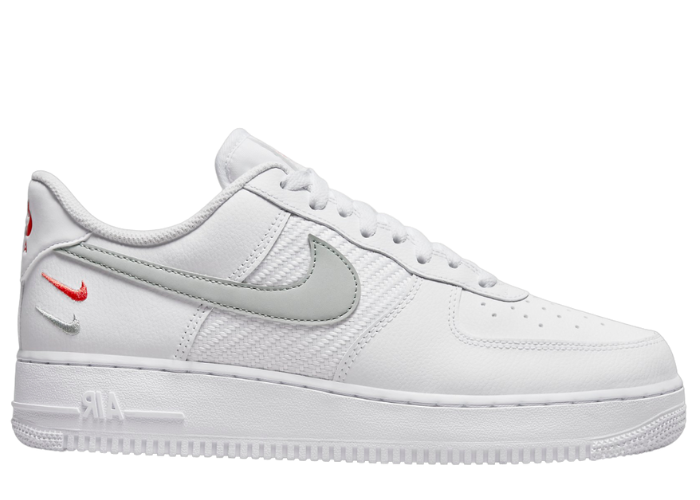 Nike Air Force 1 Low White Wolf Grey Picante Red