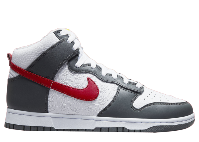 Nike Dunk High Hoops Grey Red