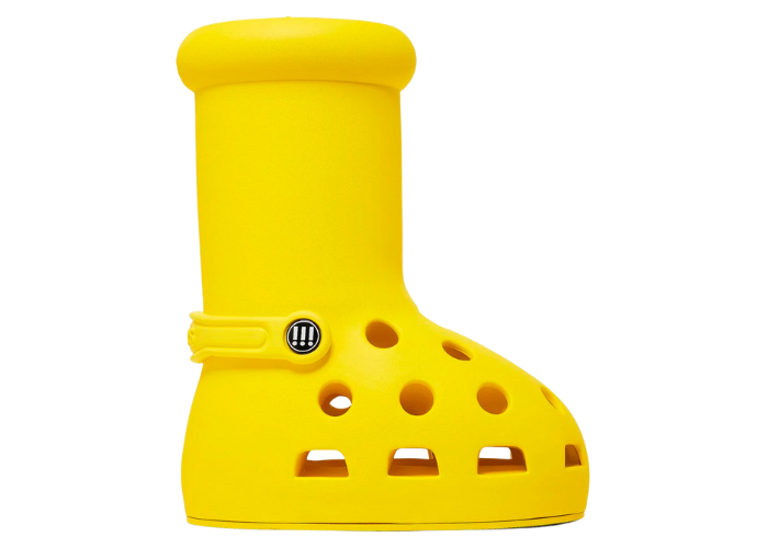 MSCHF Big Yellow Boot Trypophobia Crocs