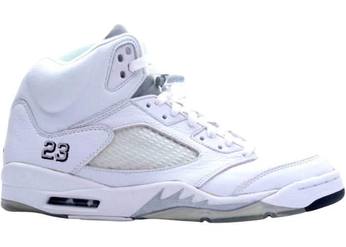Air Jordan 5 Retro Metallic White (2000)