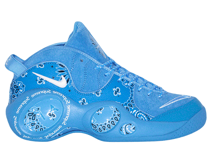 Nike Air Zoom Flight 95 Supreme Paisley Blue