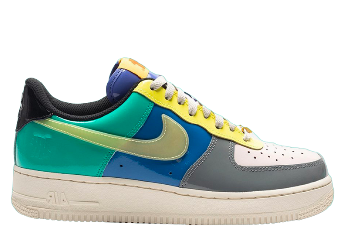 Nike Air Force 1 Low Patent Undefeated Topaz Gold