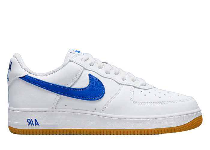 Nike Air Force 1 Low Anniversary Edition White Royal Gum