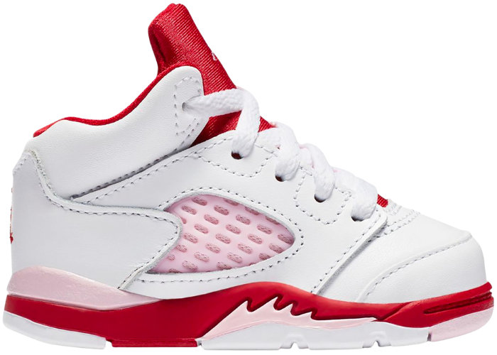 Air Jordan 5 Retro White Pink Red (TD)