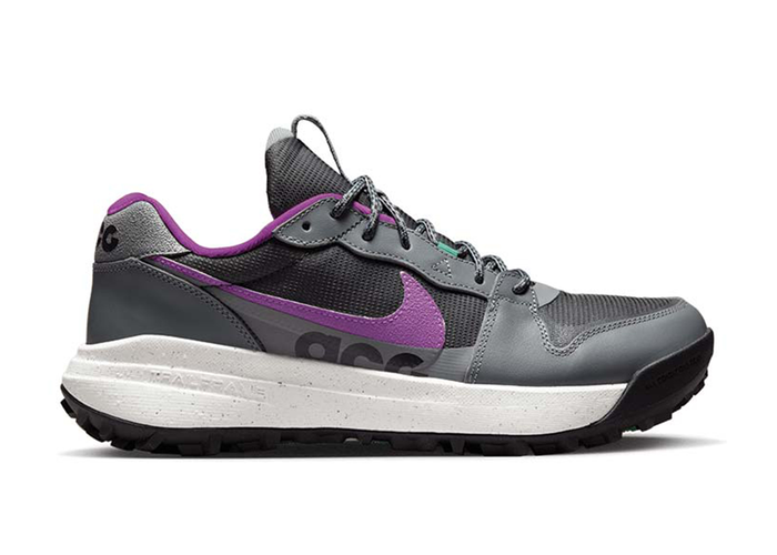 Nike ACG Lowcate Smoke Grey Dark Smoke Grey Vivid Purple