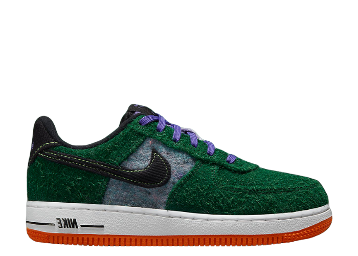Nike Air Force 1 Low Shaggy Suede Green (PS)