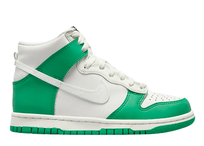 Nike Dunk High White Green (GS)