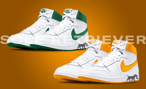 Pine Green And University Gold Accent The Nike Air Ship