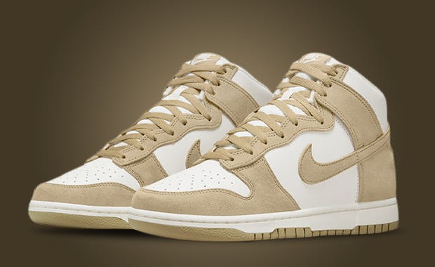 Tan Suede Accents This Nike Dunk High