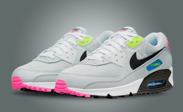 Neon Hits Accent This Nike Air Max 90