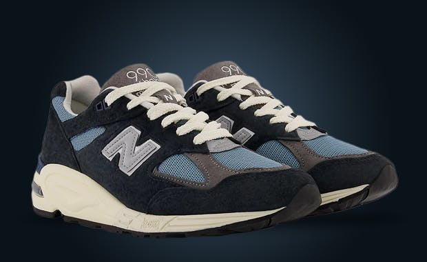 This New Balance 990v2 Made in USA by Teddy Santis Comes In Navy Castlerock