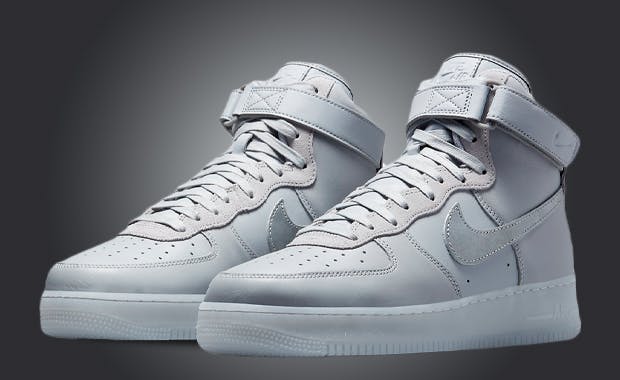 All Grey Covers This Nike Air Force 1 High