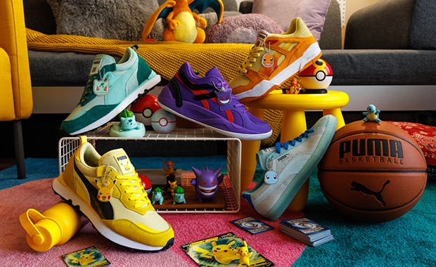 Puma And Pokémon Come Together For A Collaborative Footwear Capsule