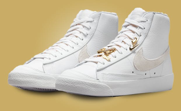 Get Iced Out With The Nike Blazer Mid 77 Bling White Sail