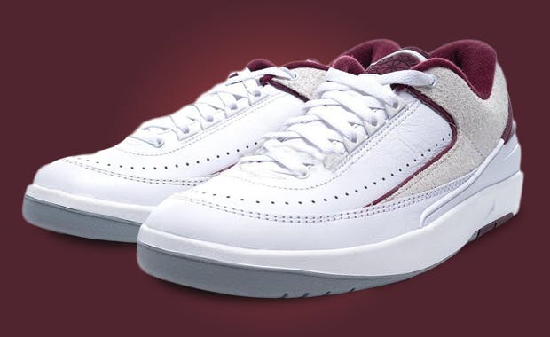 Cherrywood Red Accents This Air Jordan 2 Low