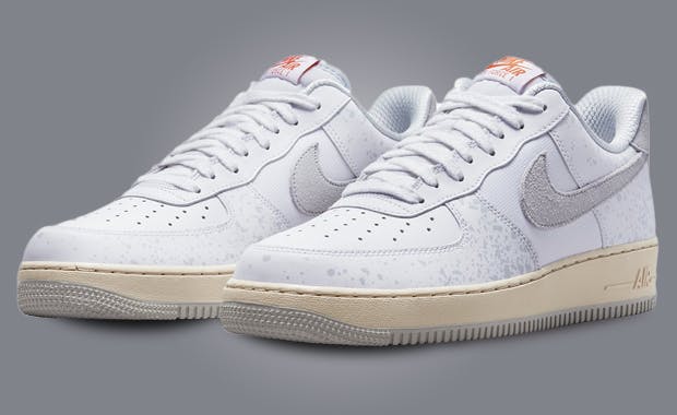Grey Paint Splatter Takes Over This Nike Air Force 1 Low