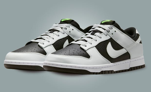 Nike Adds A Touch Of Neon To This Dunk Low Reverse Panda 