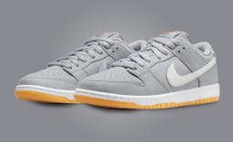 Nike SB Adds The Dunk Low Wolf Grey Gum To The Orange Label Collection